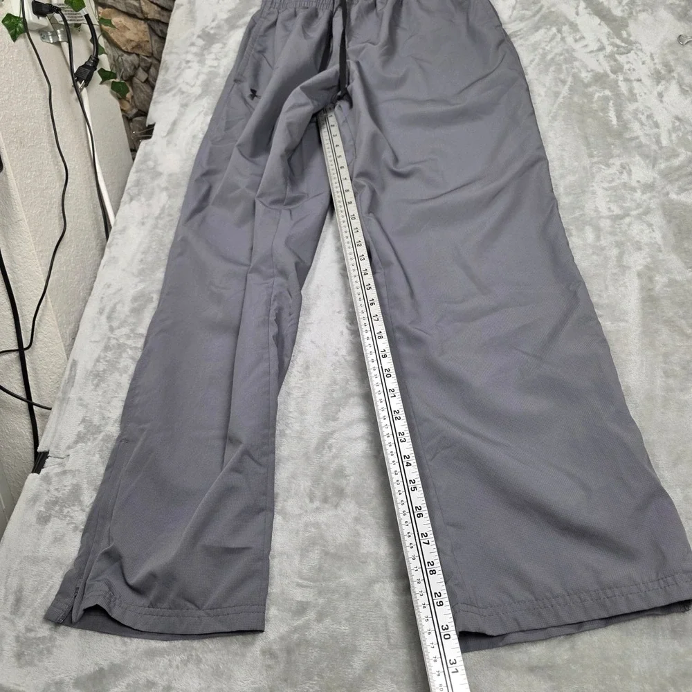 Under Armour HeatGear Track Pants Mesh Gray Mens M FAIR Techwear Minimalist
